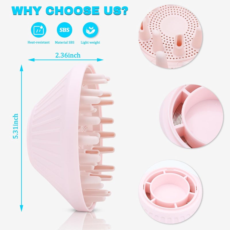 SEICHYGO 360° Rotating Diffuser Attachment Nozzle Compatible with Laifen SE Lite (NOT SE) Styling Tool, Hair Smoothing Dryer Blower Accessories for Laifen SE Lite, Pink - Image 5
